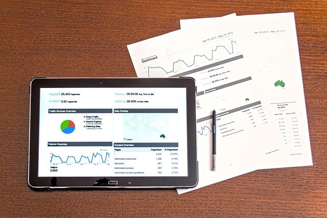analytics on paper and ipad